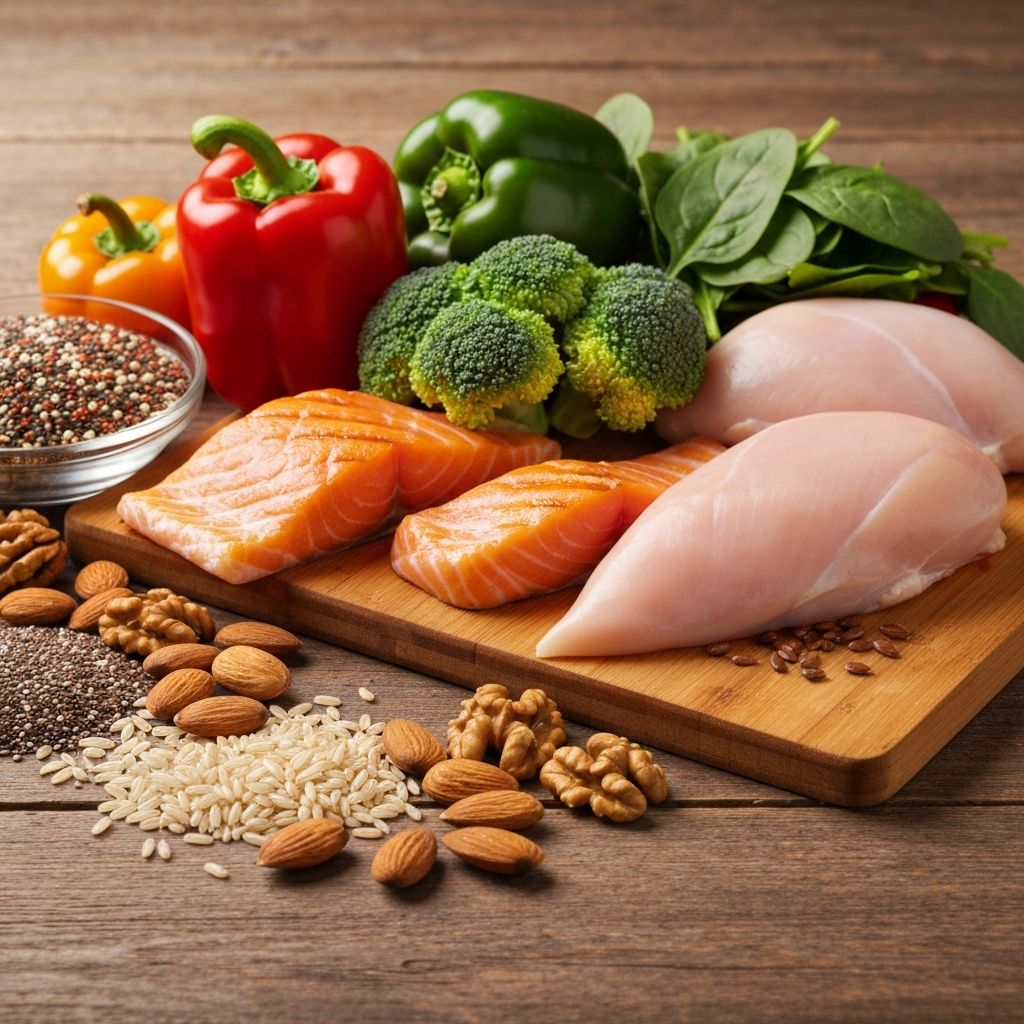 Healthy nutrition and whole foods